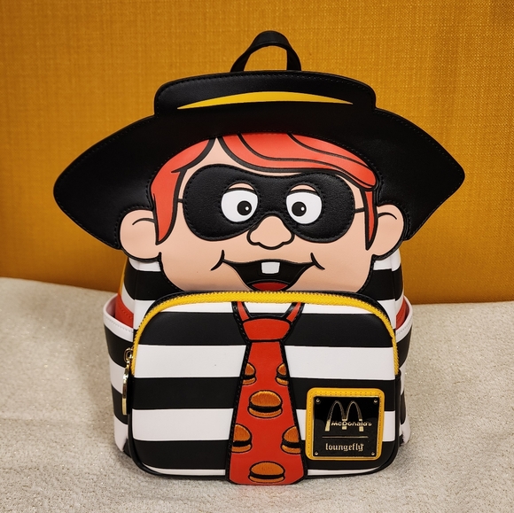 Loungefly McDonald's Hamburglar Cosplay Fast Food Character Mini Backpack NEW - Picture 10 of 14